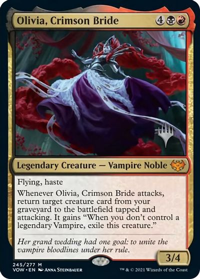 Olivia, Crimson Bride (Promo Pack) [Innistrad: Crimson Vow Promos] | Fandemonia Ltd