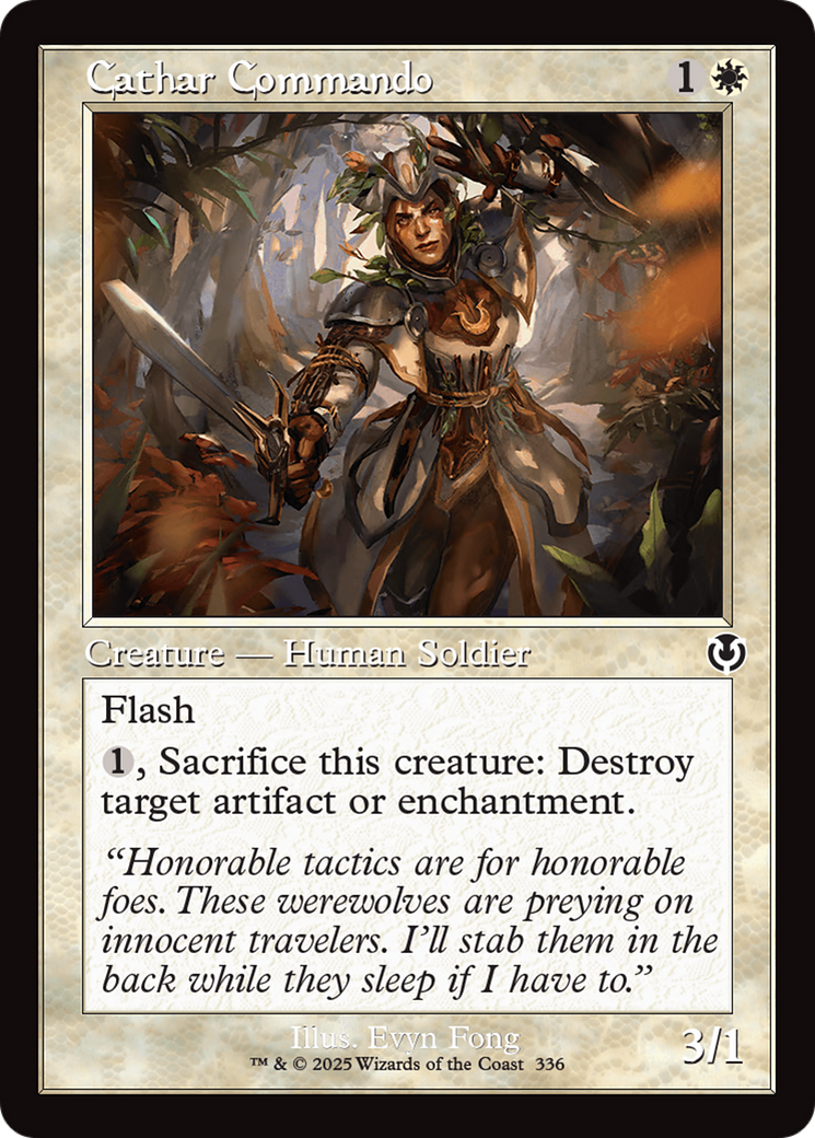 Cathar Commando (Retro Frame) [Innistrad Remastered] | Fandemonia Ltd