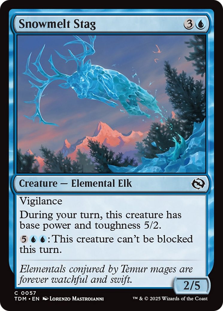 Snowmelt Stag [Tarkir: Dragonstorm] | Fandemonia Ltd