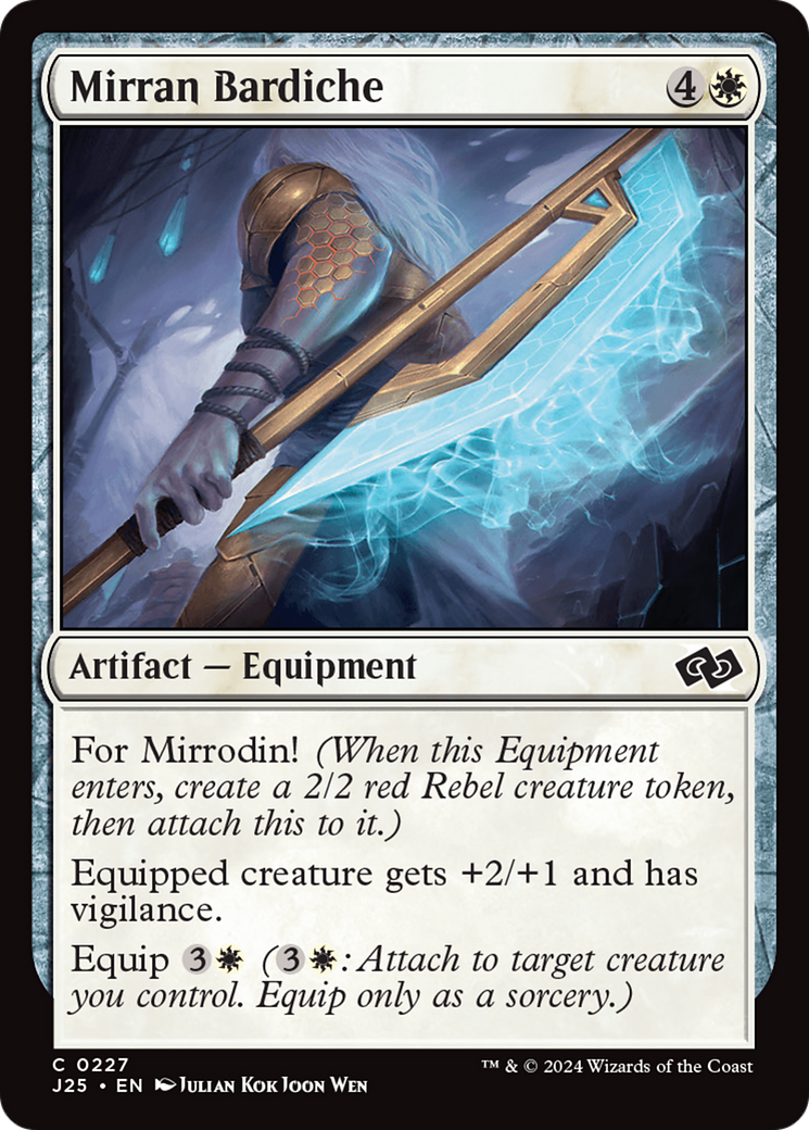 Mirran Bardiche [Foundations Jumpstart] | Fandemonia Ltd