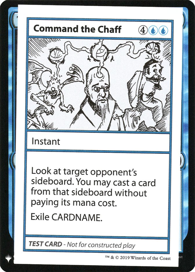 Command the Chaff [Mystery Booster Playtest Cards] | Fandemonia Ltd