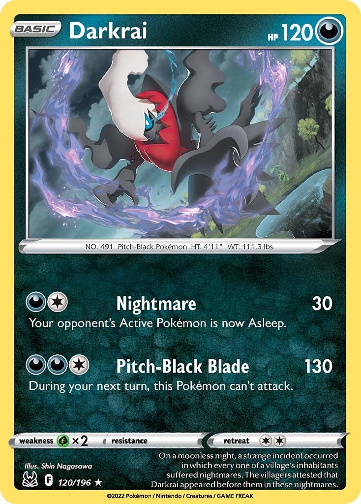 Darkrai (120/196) [Sword & Shield: Lost Origin] | Fandemonia Ltd