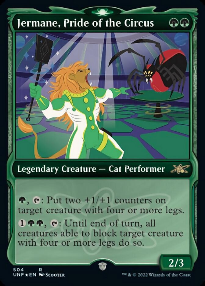Jermane, Pride of the Circus (Showcase) (Galaxy Foil) [Unfinity] | Fandemonia Ltd