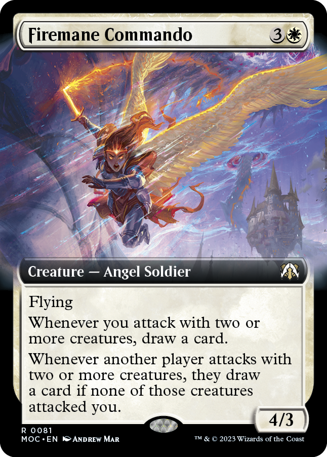 Firemane Commando (Extended Art) [March of the Machine Commander] | Fandemonia Ltd