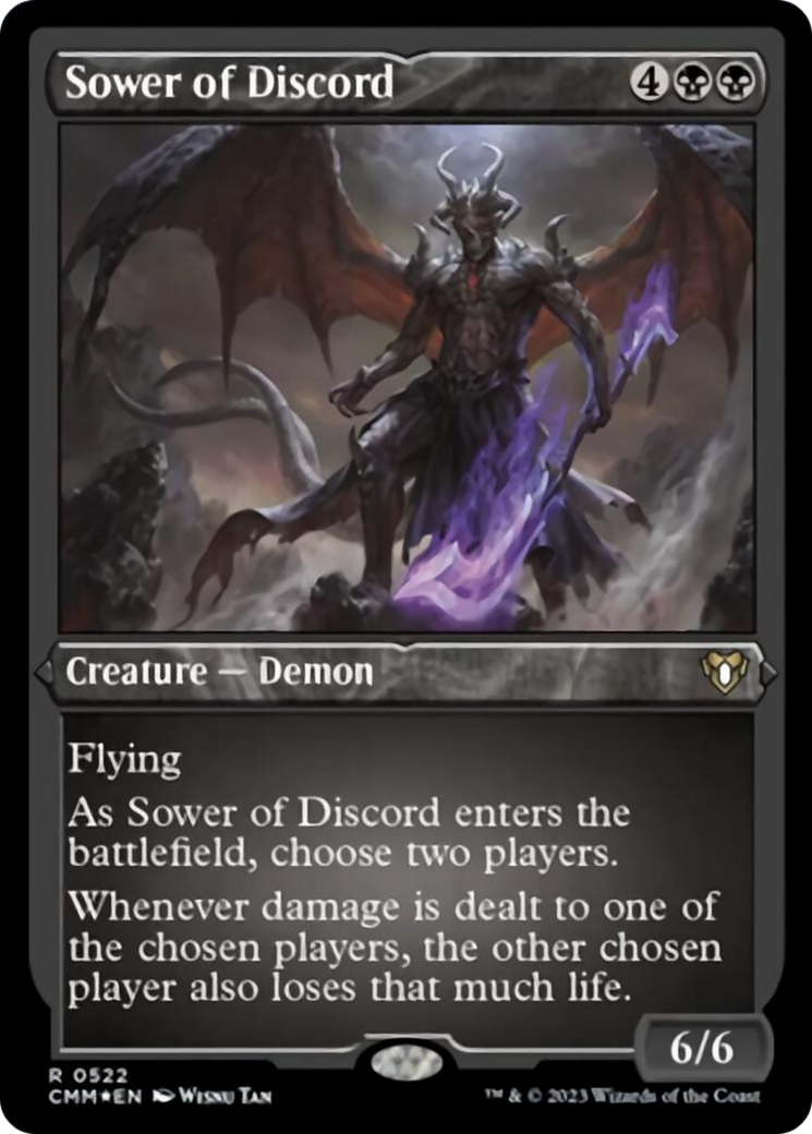 Sower of Discord (Foil Etched) [Commander Masters] | Fandemonia Ltd