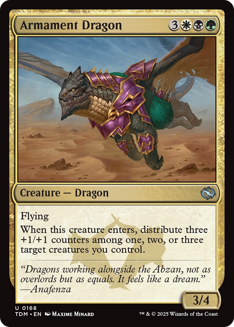 Armament Dragon [Tarkir: Dragonstorm] | Fandemonia Ltd