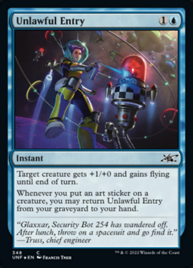 Unlawful Entry (Galaxy Foil) [Unfinity] | Fandemonia Ltd