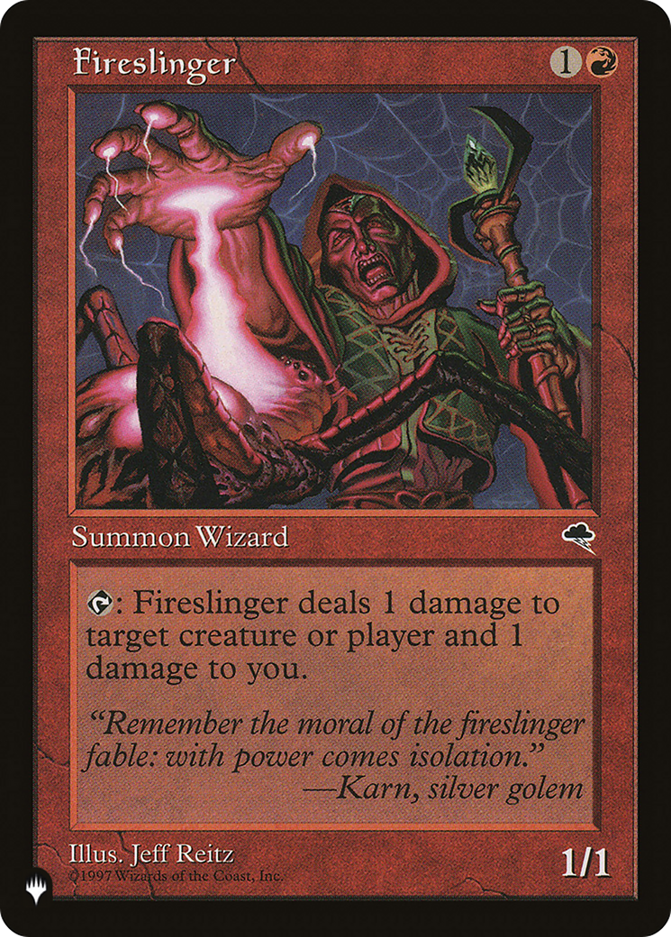 Fireslinger [The List] | Fandemonia Ltd
