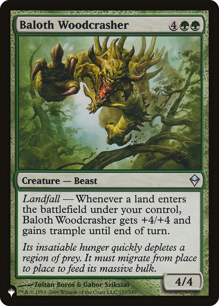 Baloth Woodcrasher [The List] | Fandemonia Ltd