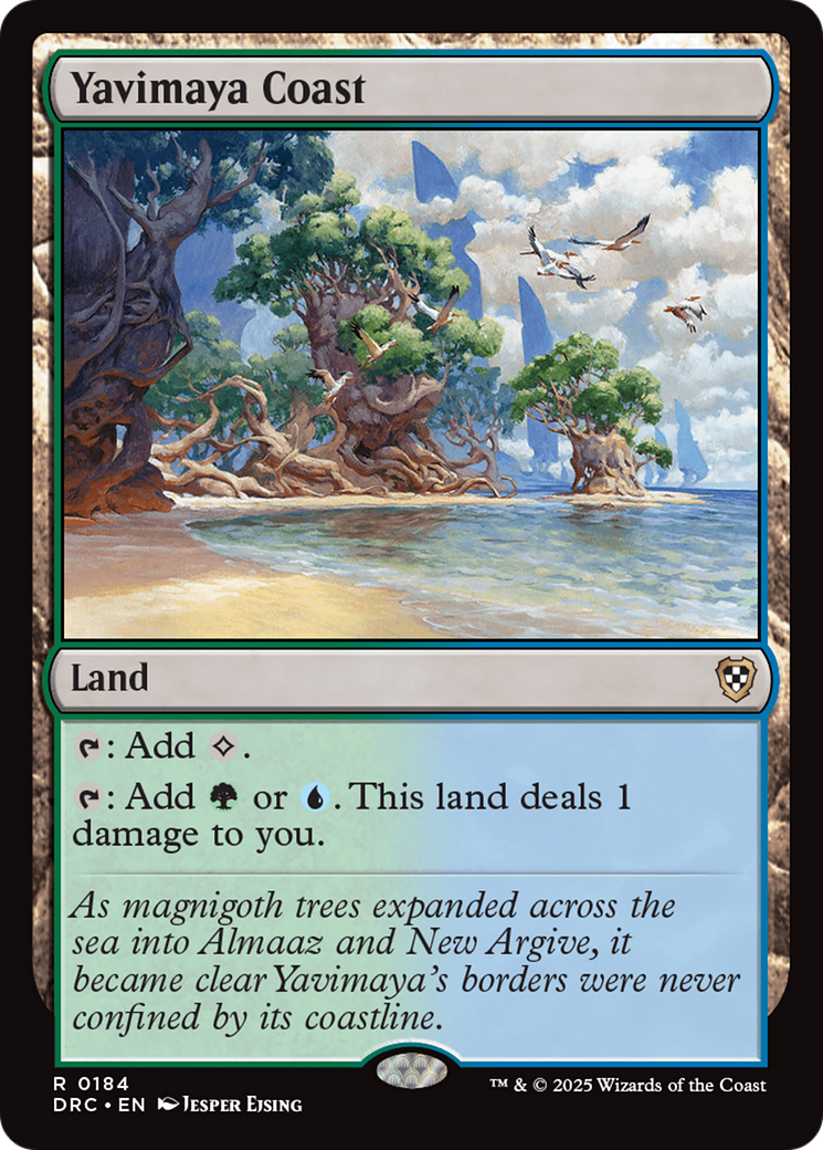 Yavimaya Coast [Aetherdrift Commander] | Fandemonia Ltd