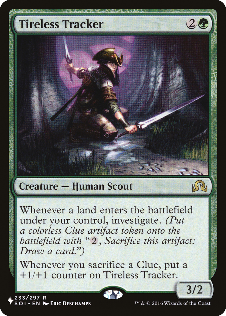 Tireless Tracker Art Card [Innistrad Remastered Art Series] | Fandemonia Ltd
