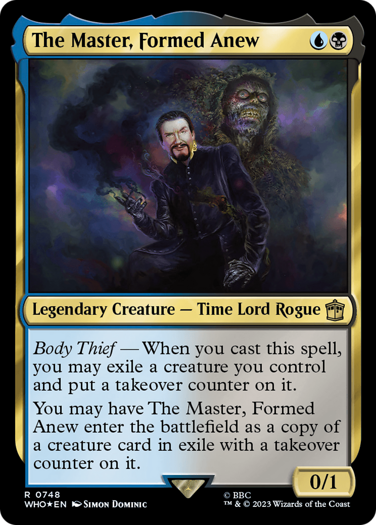 The Master, Formed Anew (Surge Foil) [Doctor Who] | Fandemonia Ltd