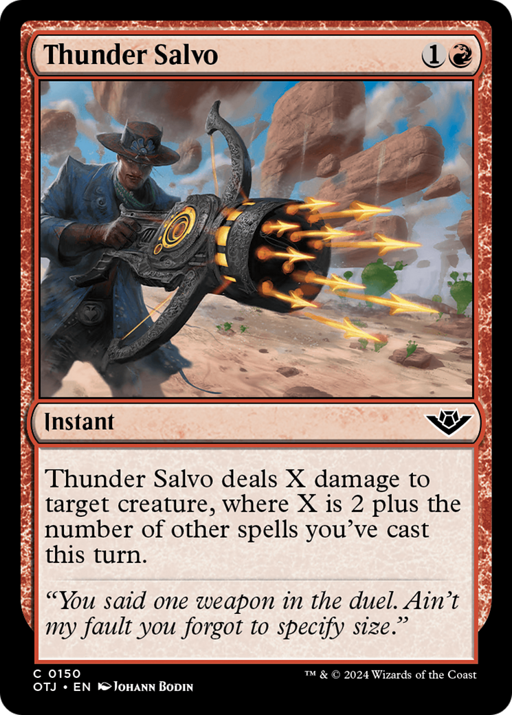 Thunder Salvo [Outlaws of Thunder Junction] | Fandemonia Ltd
