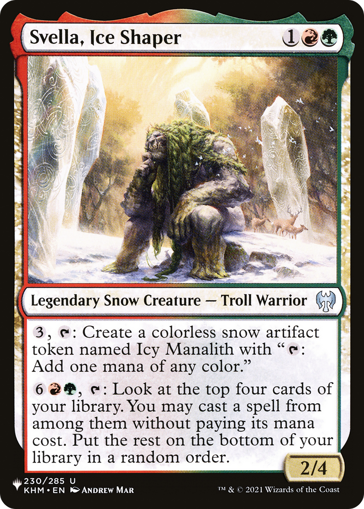 Svella, Ice Shaper [The List] | Fandemonia Ltd