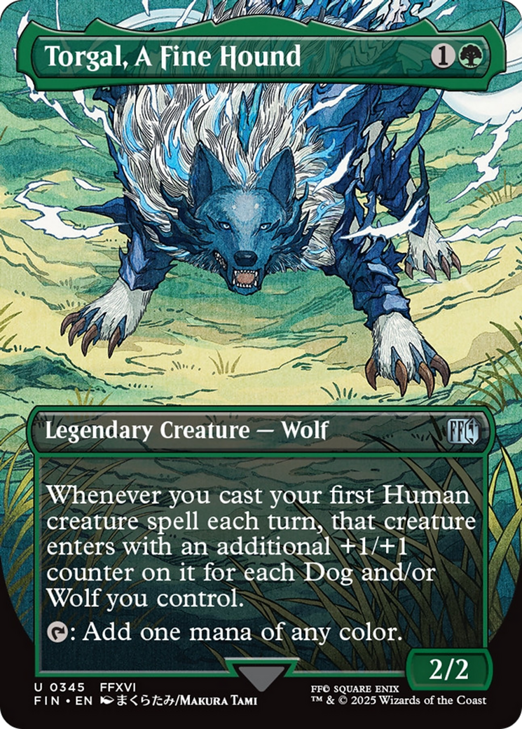 Torgal, A Fine Hound (Borderless) [FINAL FANTASY] | Fandemonia Ltd