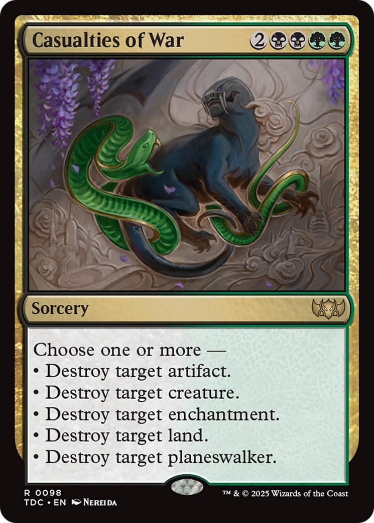 Casualties of War [Tarkir: Dragonstorm Commander] | Fandemonia Ltd