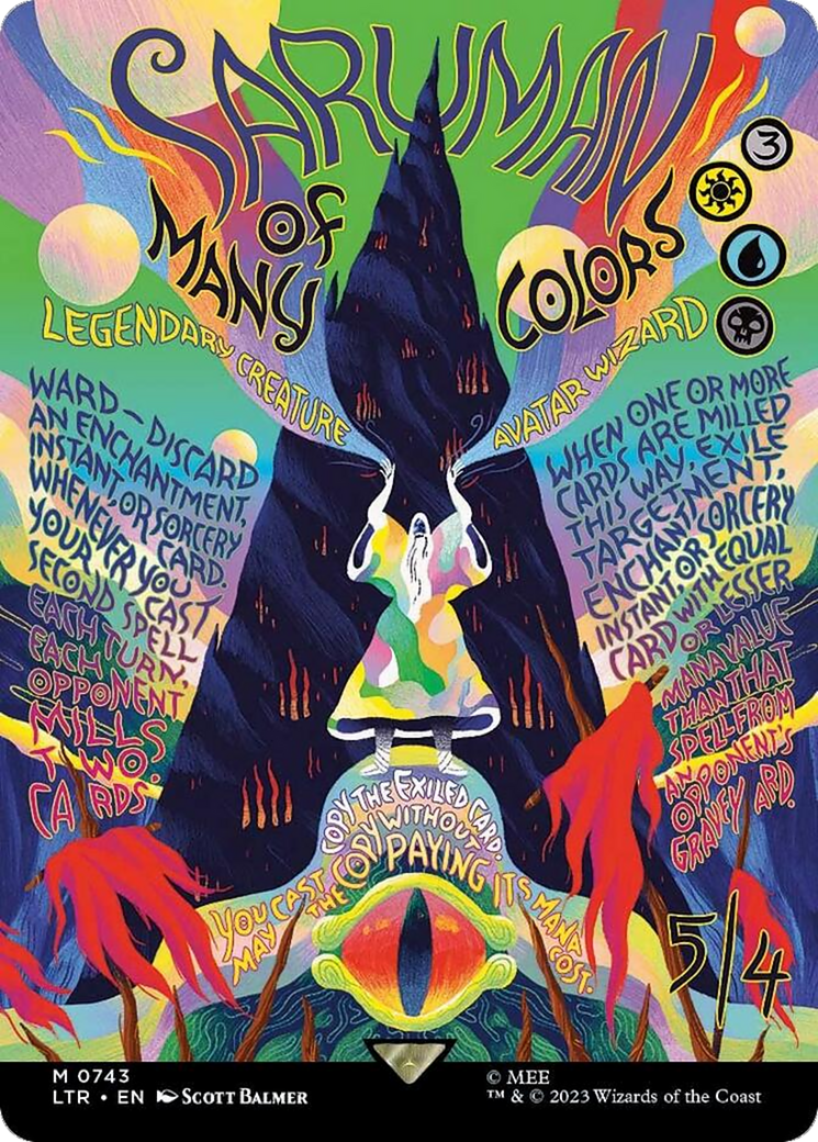 Saruman of Many Colors (Borderless Poster) [The Lord of the Rings: Tales of Middle-Earth] | Fandemonia Ltd