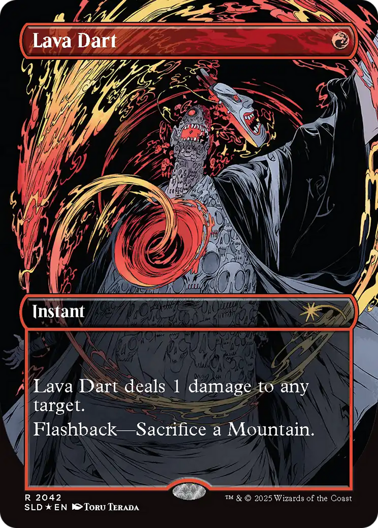 Lava Dart (Raised Foil) [Secret Lair Drop Series] | Fandemonia Ltd