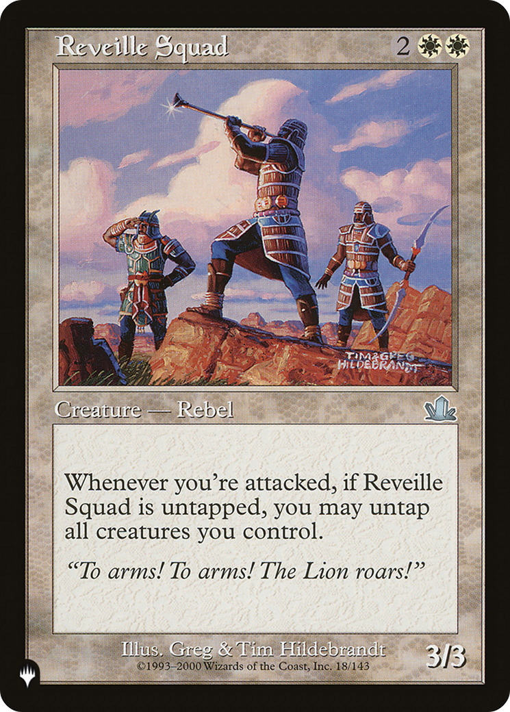 Reveille Squad [The List] | Fandemonia Ltd
