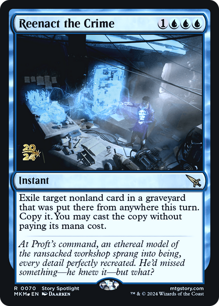 Reenact the Crime [Murders at Karlov Manor Prerelease Promos] | Fandemonia Ltd