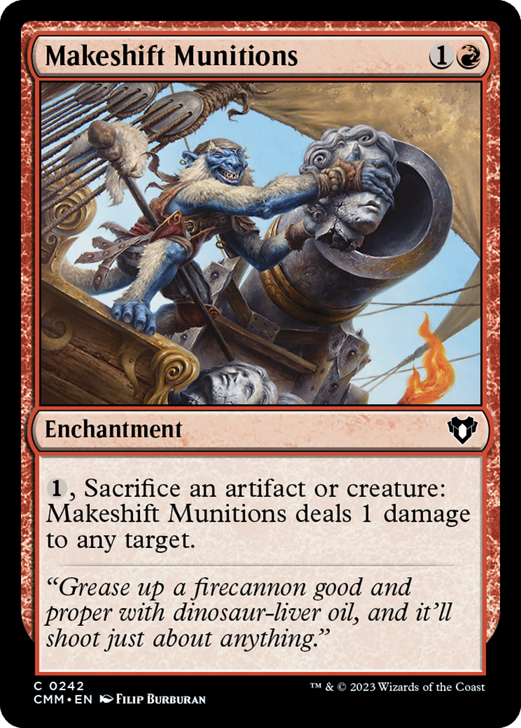 Makeshift Munitions [Commander Masters] | Fandemonia Ltd