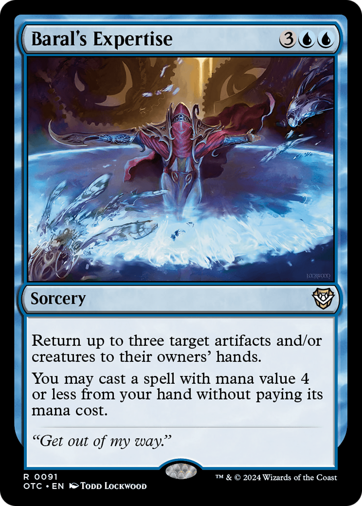 Baral's Expertise [Outlaws of Thunder Junction Commander] | Fandemonia Ltd