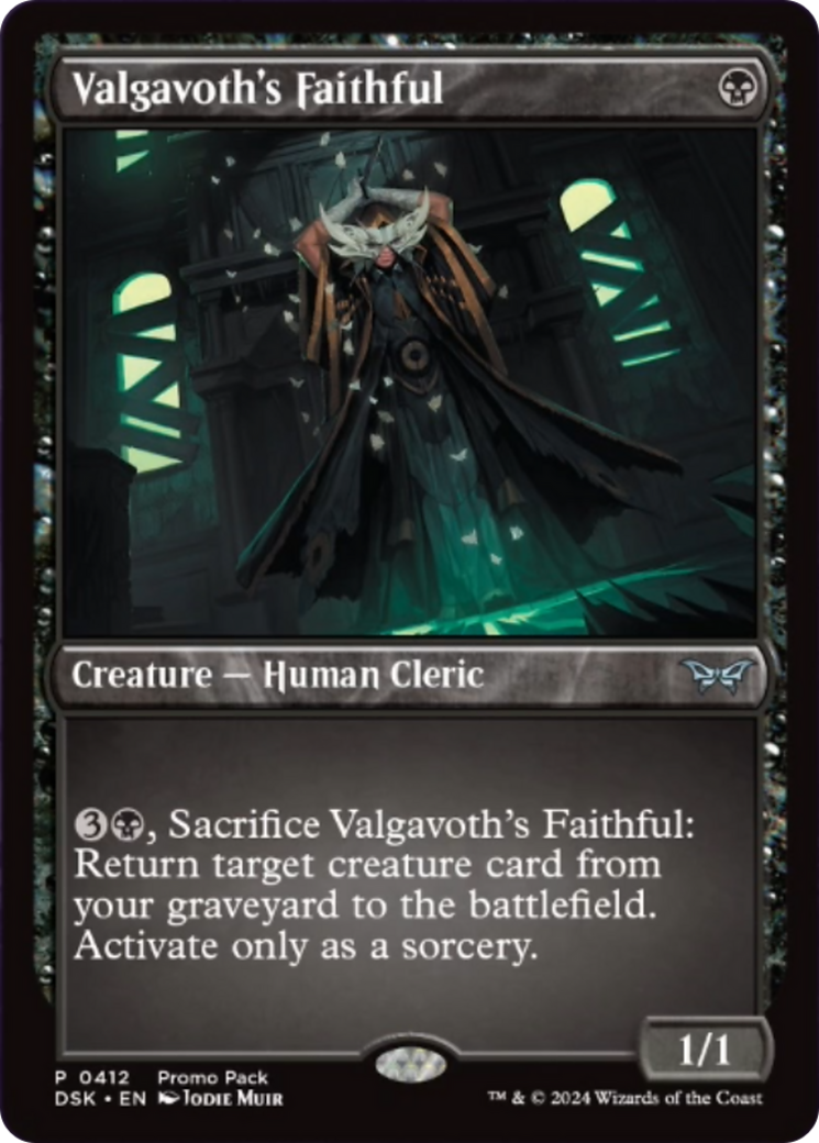 Valgavoth's Faithful (Promo Pack) [Duskmourn: House of Horror Promos] | Fandemonia Ltd