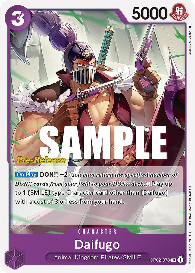 Daifugo [Paramount War Pre-Release Cards] | Fandemonia Ltd
