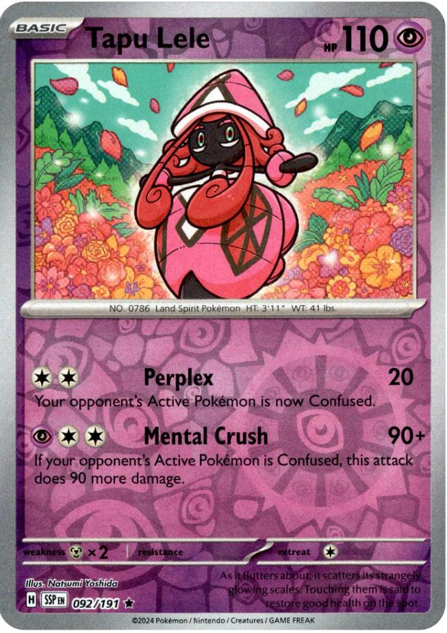 Tapu Lele (092/191) [Scarlet & Violet: Surging Sparks] | Fandemonia Ltd