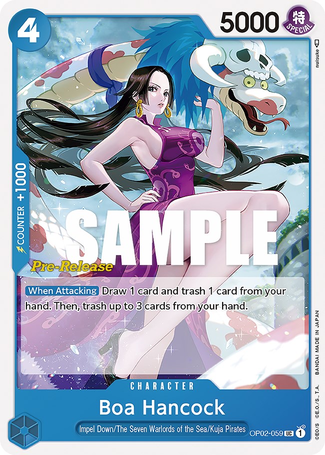 Boa Hancock [Paramount War Pre-Release Cards] | Fandemonia Ltd
