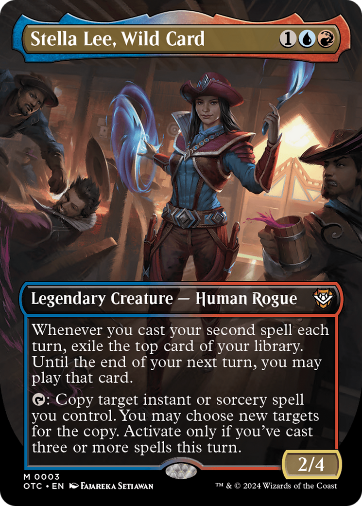 Stella Lee, Wild Card (Borderless) [Outlaws of Thunder Junction Commander] | Fandemonia Ltd