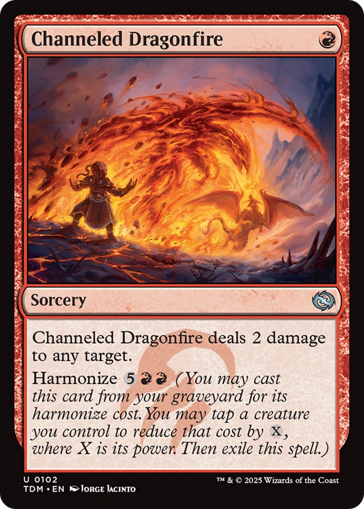 Channeled Dragonfire [Tarkir: Dragonstorm] | Fandemonia Ltd