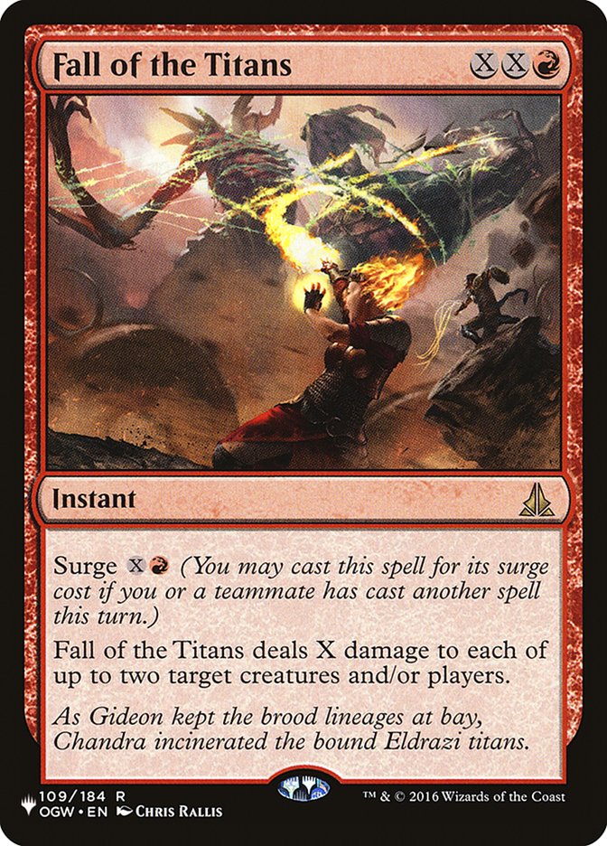 Fall of the Titans [The List] | Fandemonia Ltd