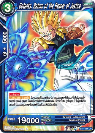 Gotenks, Return of the Reaper of Justice (BT11-056) [Vermilion Bloodline] | Fandemonia Ltd