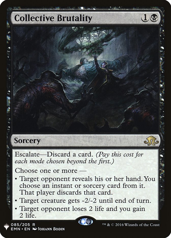 Collective Brutality [The List] | Fandemonia Ltd
