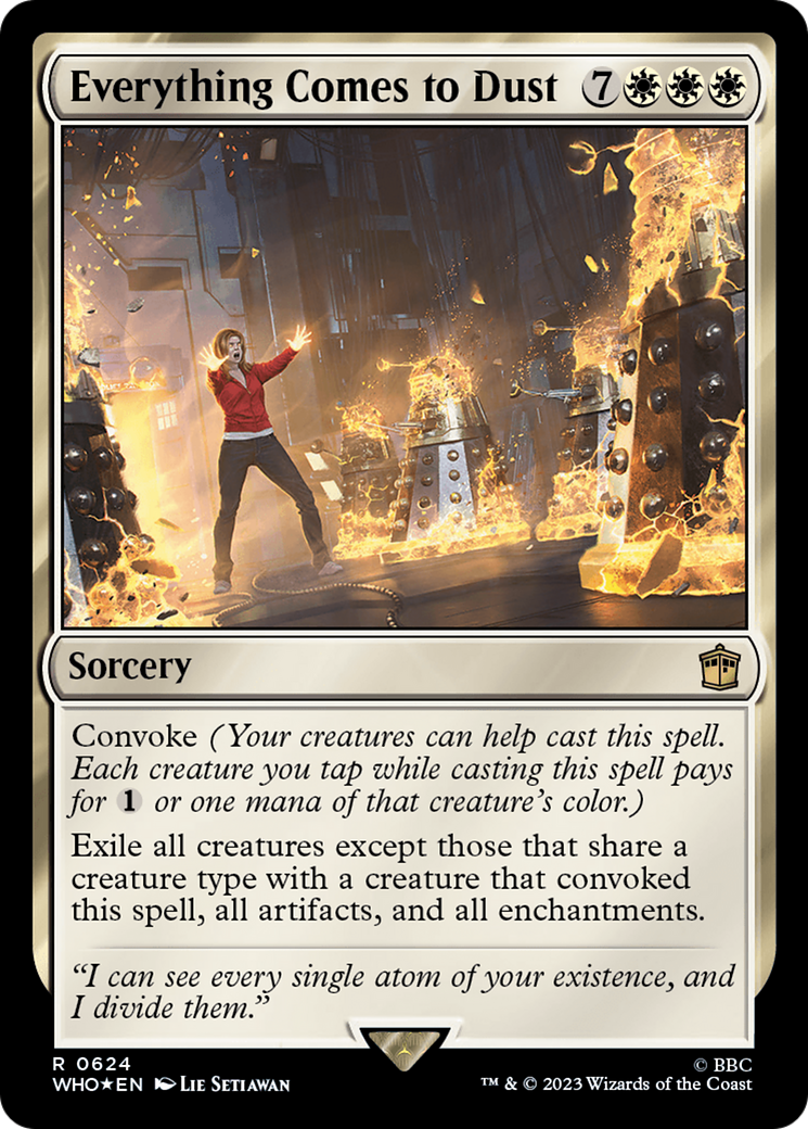 Everything Comes to Dust (Surge Foil) [Doctor Who] | Fandemonia Ltd