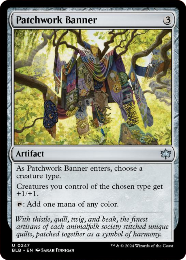 Patchwork Banner [Bloomburrow] | Fandemonia Ltd