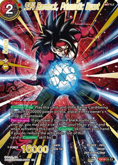 SS4 Bardock, Prismatic Burst (EX19-25) [Special Anniversary Set 2021] | Fandemonia Ltd
