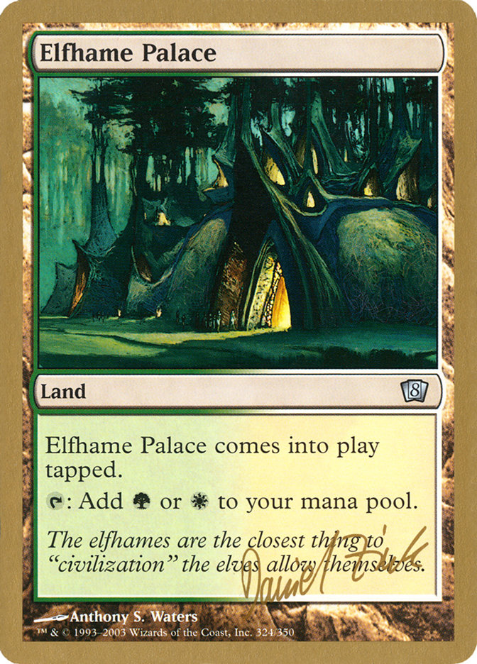 Elfhame Palace (Daniel Zink) [World Championship Decks 2003] | Fandemonia Ltd