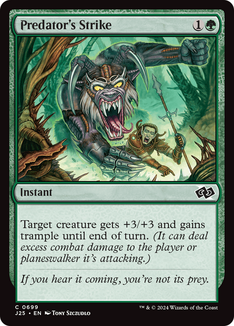 Predator's Strike [Foundations Jumpstart] | Fandemonia Ltd