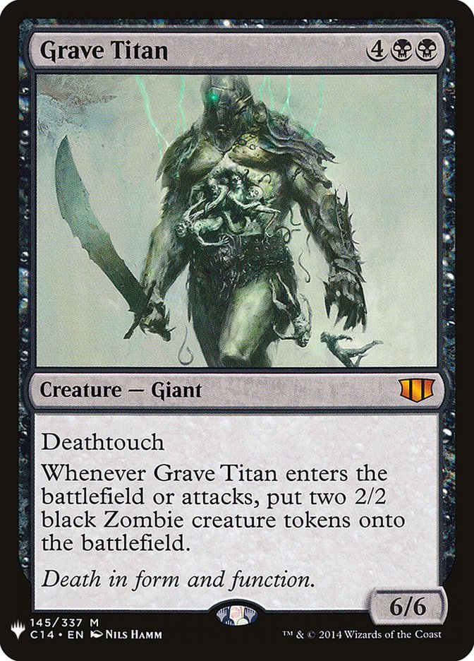 Grave Titan [Mystery Booster] | Fandemonia Ltd