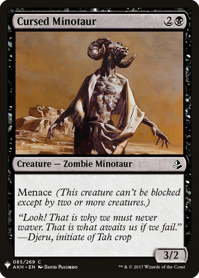 Cursed Minotaur [Mystery Booster] | Fandemonia Ltd