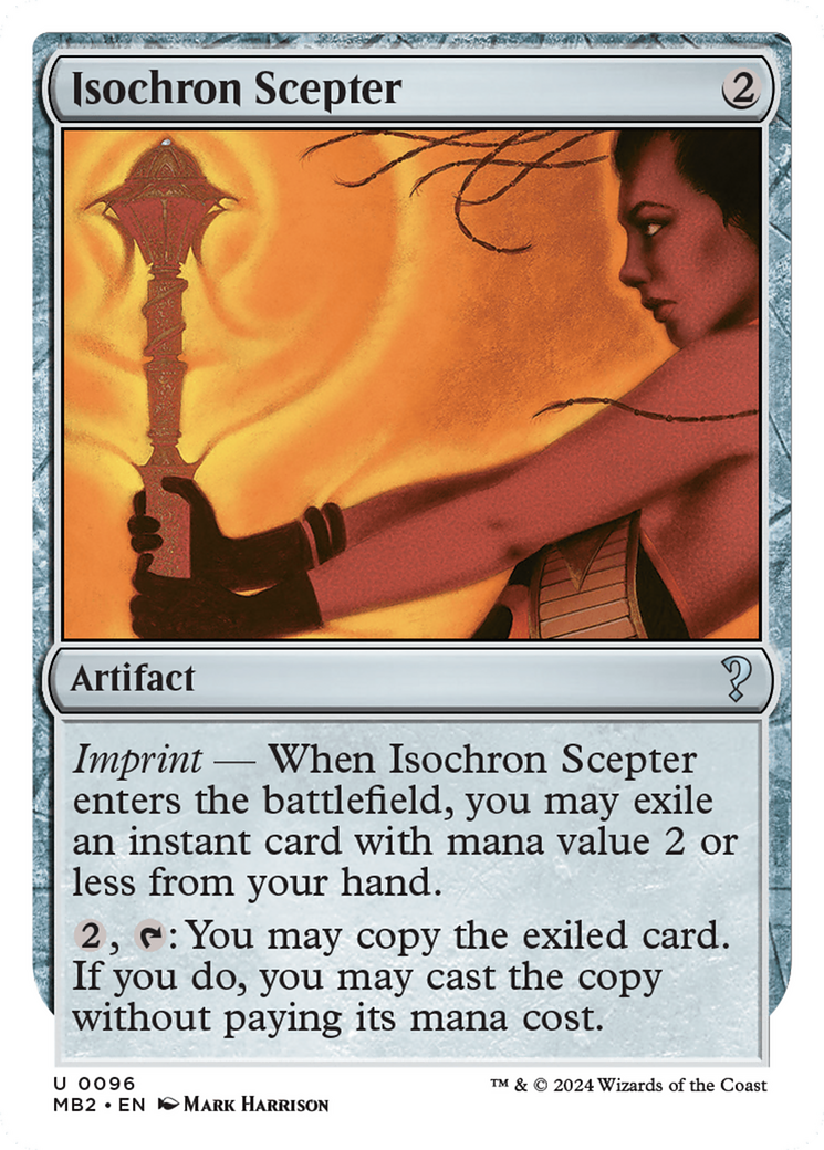 Isochron Scepter (White Border) [Mystery Booster 2] | Fandemonia Ltd