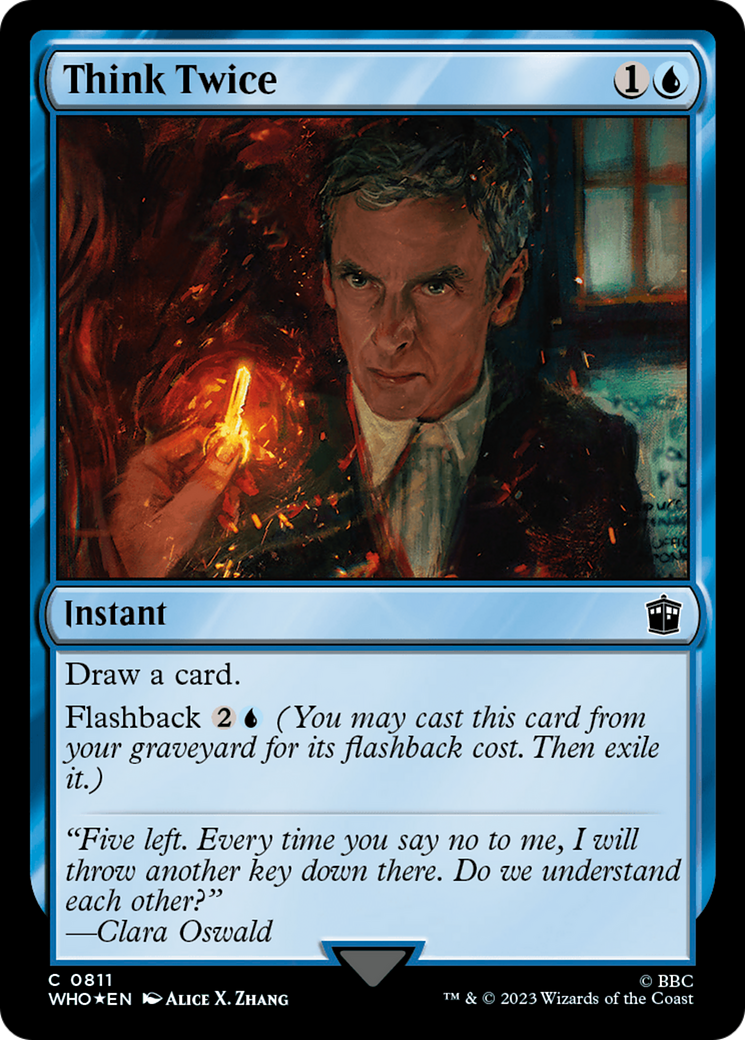 Think Twice (Surge Foil) [Doctor Who] | Fandemonia Ltd