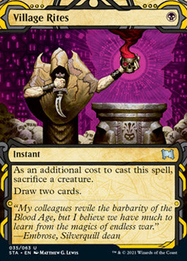 Village Rites (Foil Etched) [Strixhaven: Mystical Archive] | Fandemonia Ltd