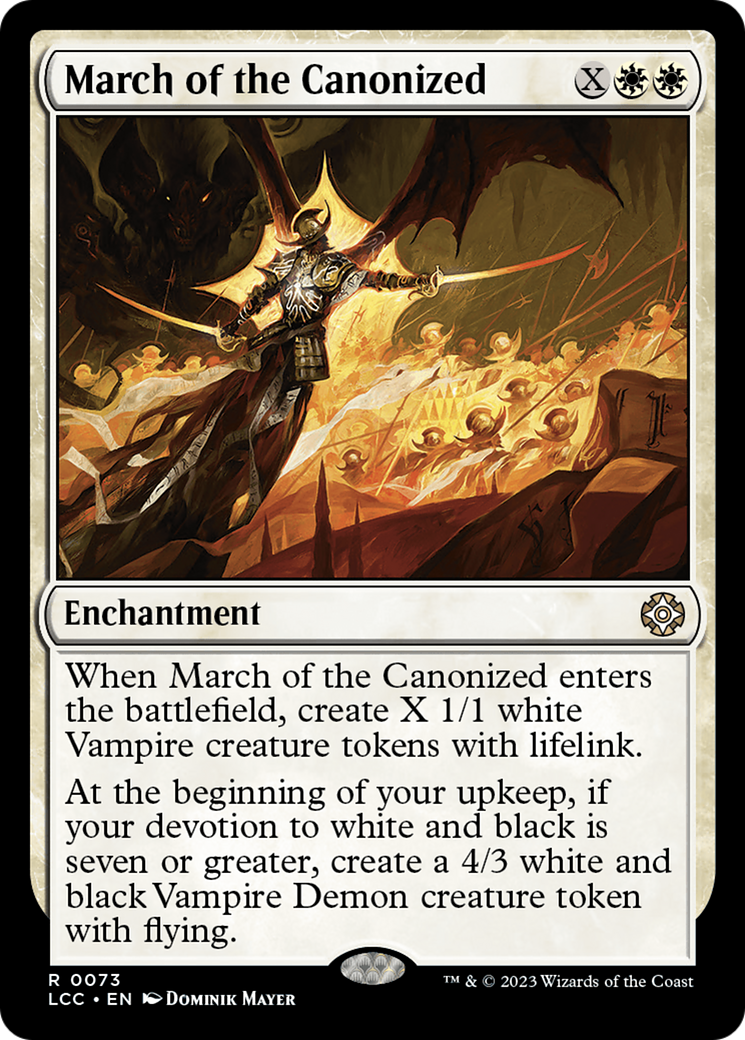 March of the Canonized [The Lost Caverns of Ixalan Commander] | Fandemonia Ltd