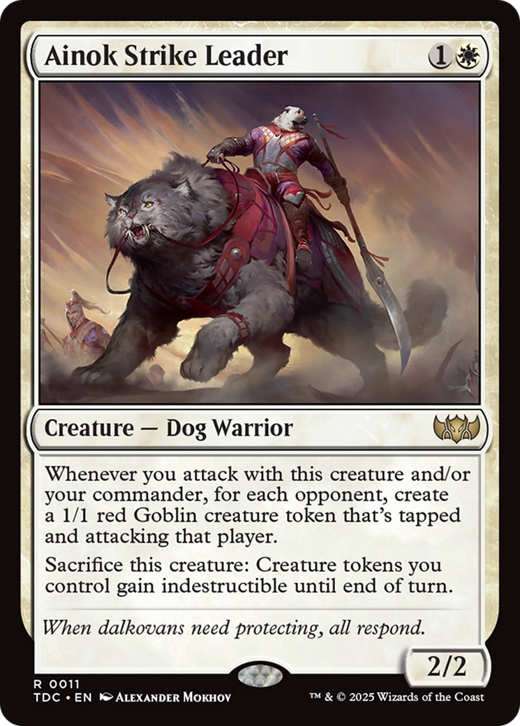 Ainok Strike Leader [Tarkir: Dragonstorm Commander] | Fandemonia Ltd