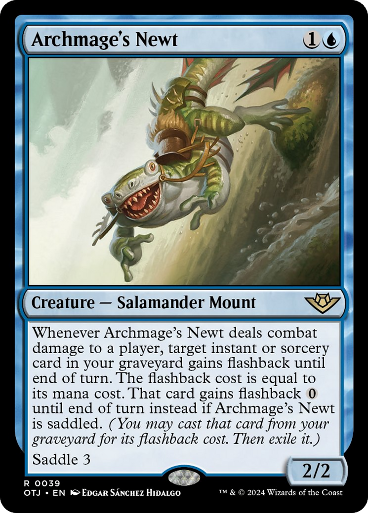 Archmage's Newt [Outlaws of Thunder Junction] | Fandemonia Ltd