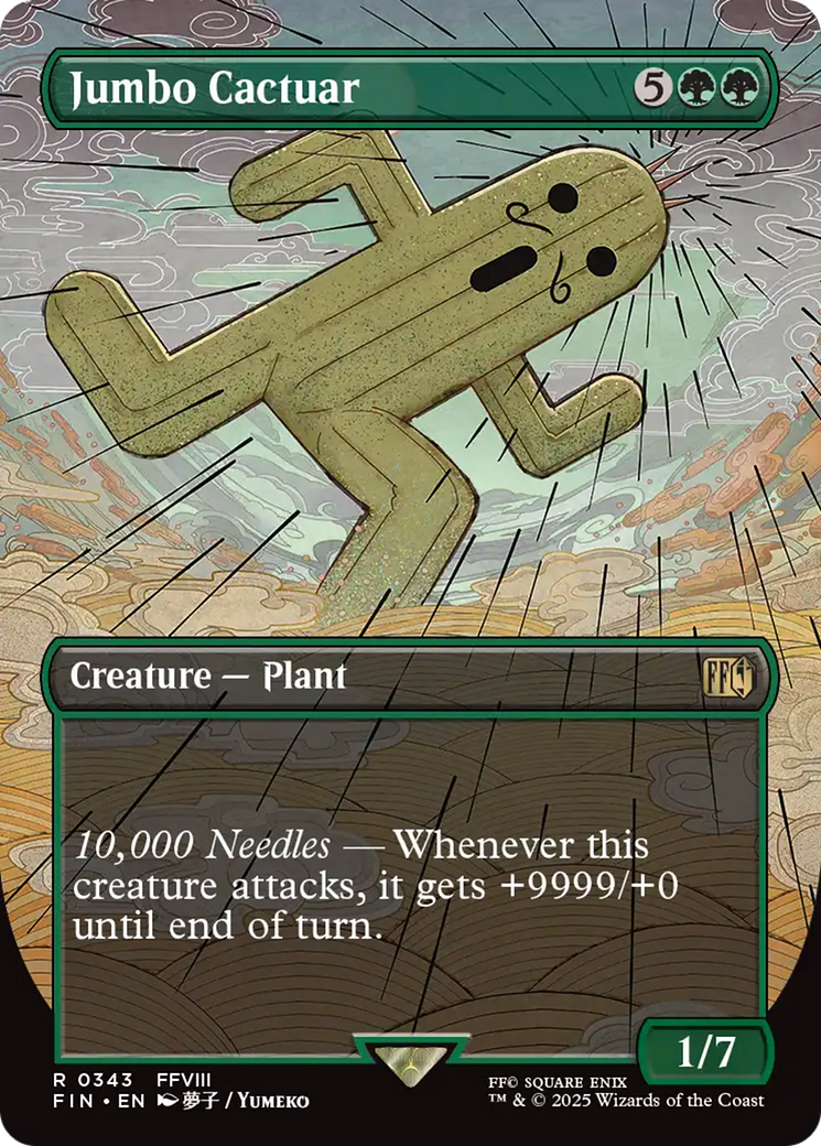 Jumbo Cactuar (Borderless) [FINAL FANTASY] | Fandemonia Ltd