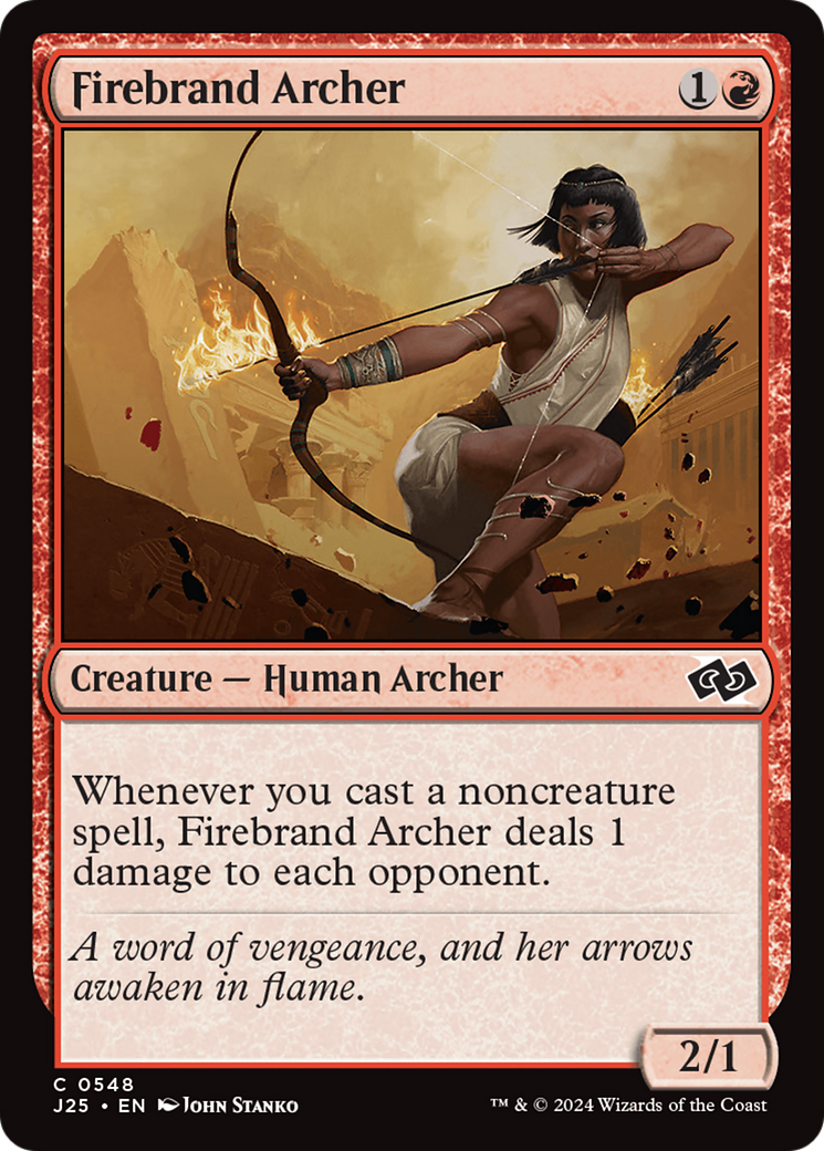 Firebrand Archer [Foundations Jumpstart] | Fandemonia Ltd